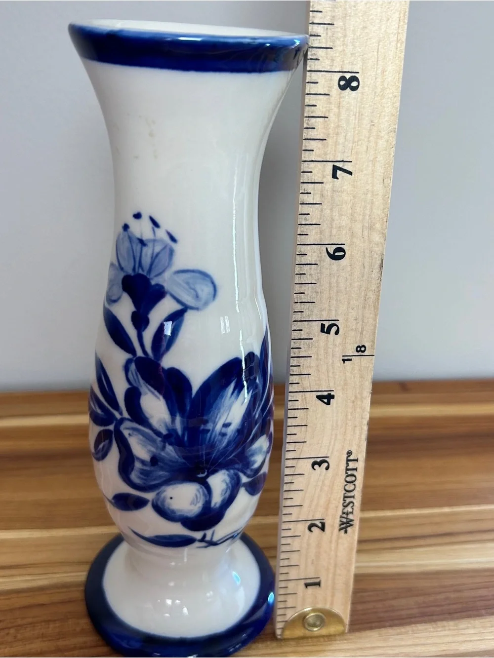 Vintage Mid Century German Porcelain Bud Vase - Picture 6 of 8